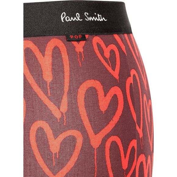 Paul Smith Men's Pop Graffiti Heart Trunks - Red XL - Picture 8 of 10